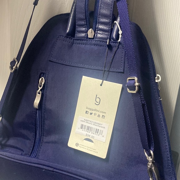 💙🆕Baggallini MM Metro Backpack, Blue - Picture 3 of 8